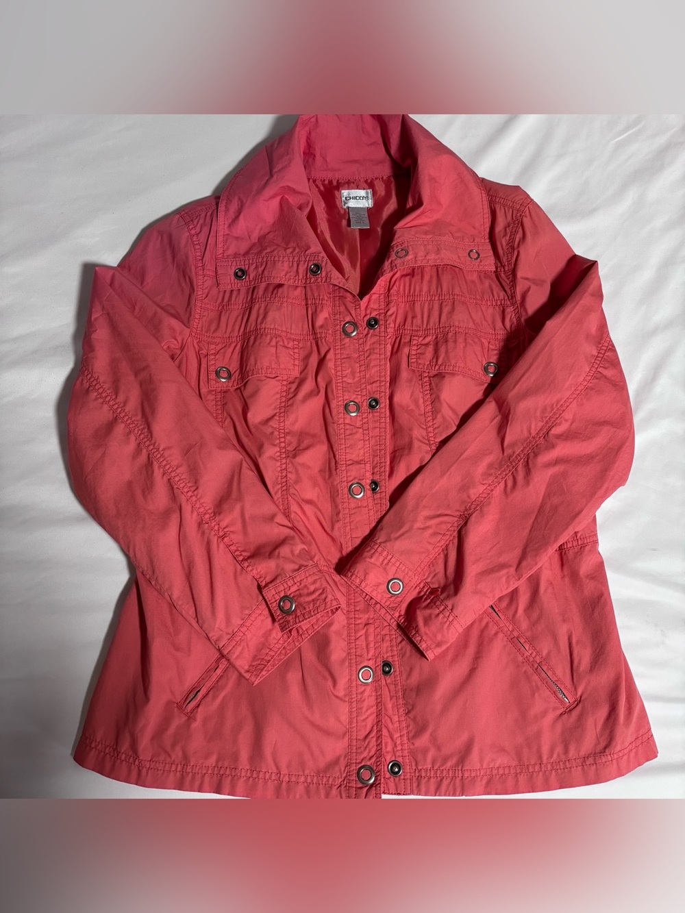 Chico's Coral Utility Jacket - Women's